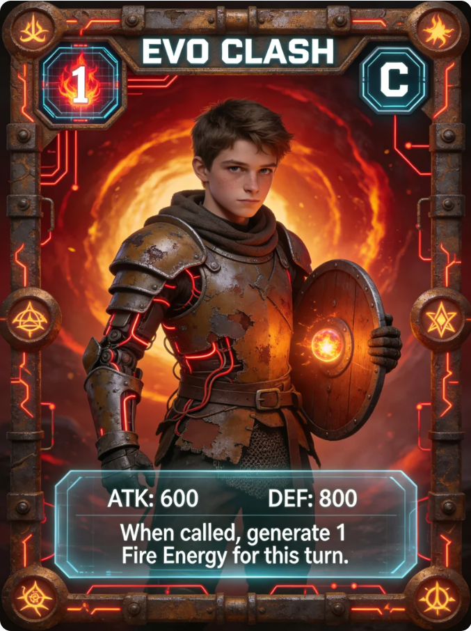 EVO CLASH Card
