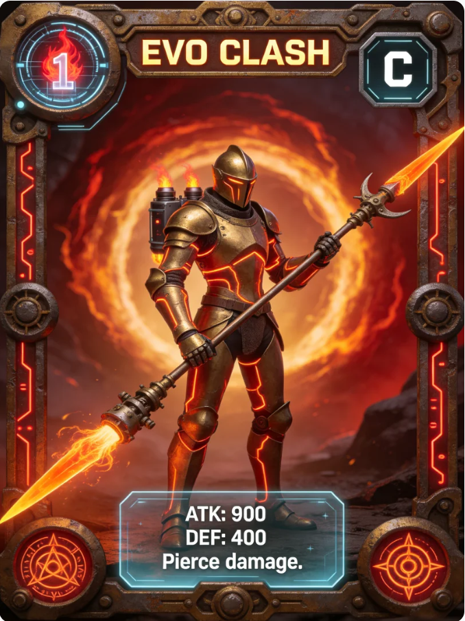 EVO CLASH Card