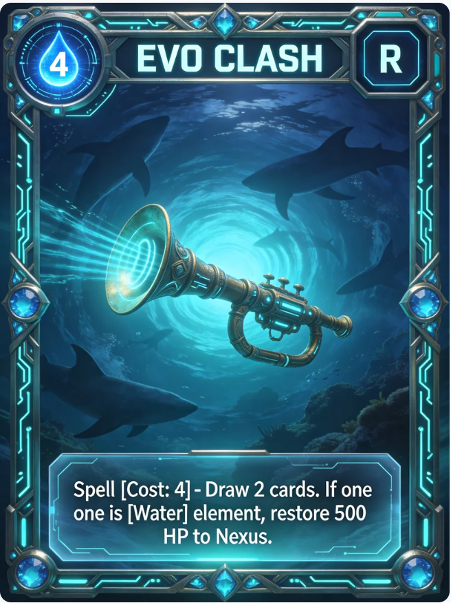 EVO CLASH Card