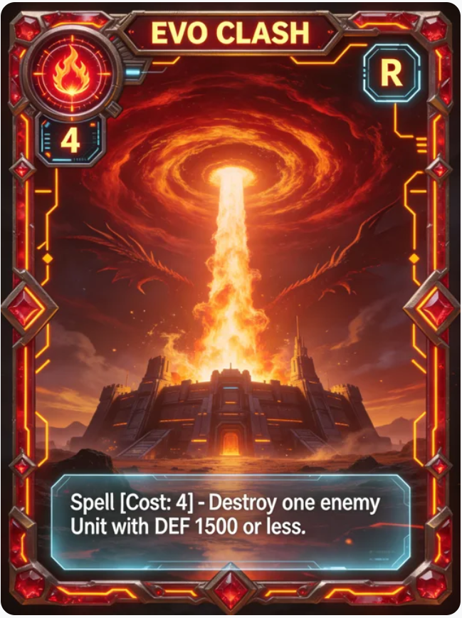 EVO CLASH Card