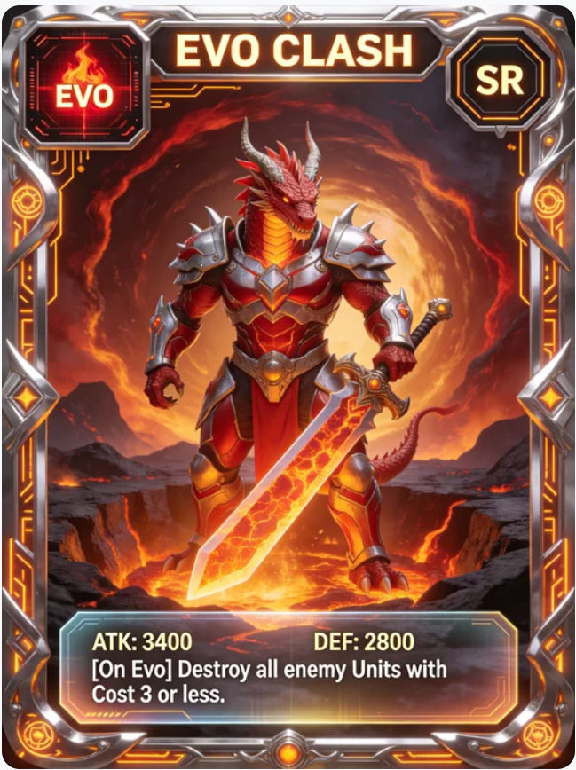 EVO CLASH Card