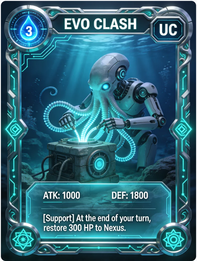 EVO CLASH Card