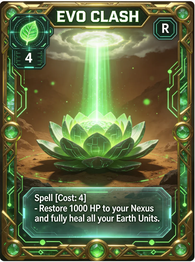 EVO CLASH Card