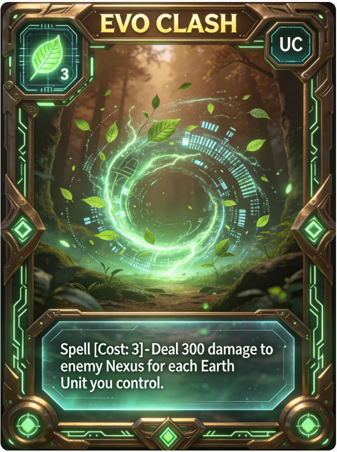 EVO CLASH Card
