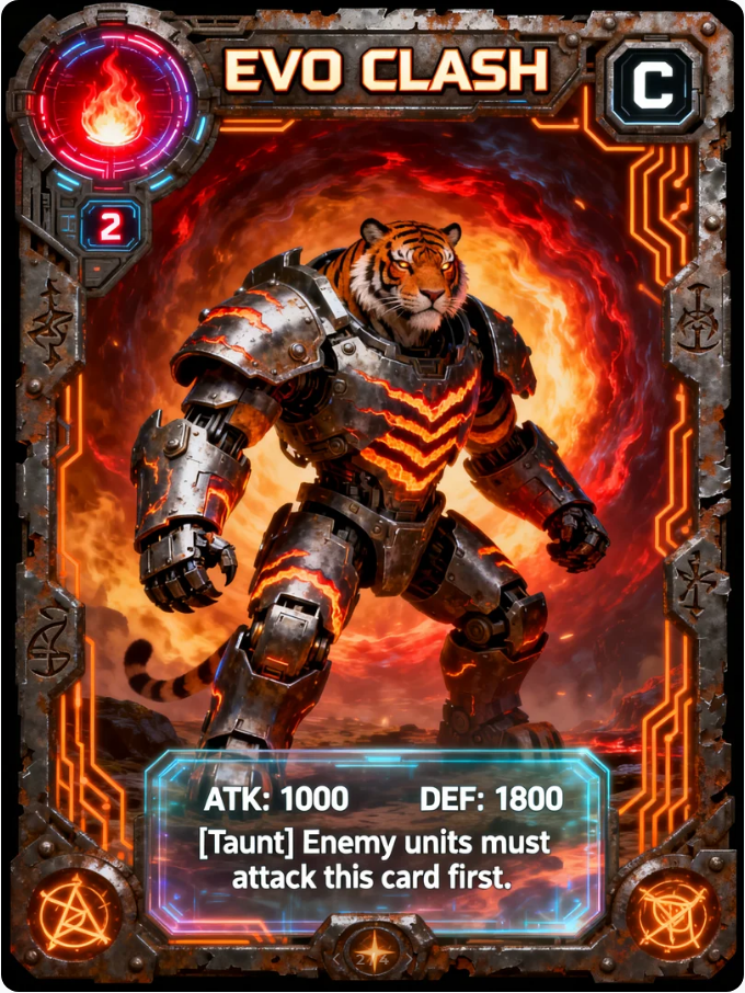EVO CLASH Card