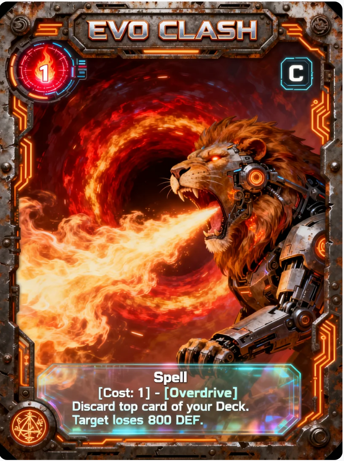 EVO CLASH Card